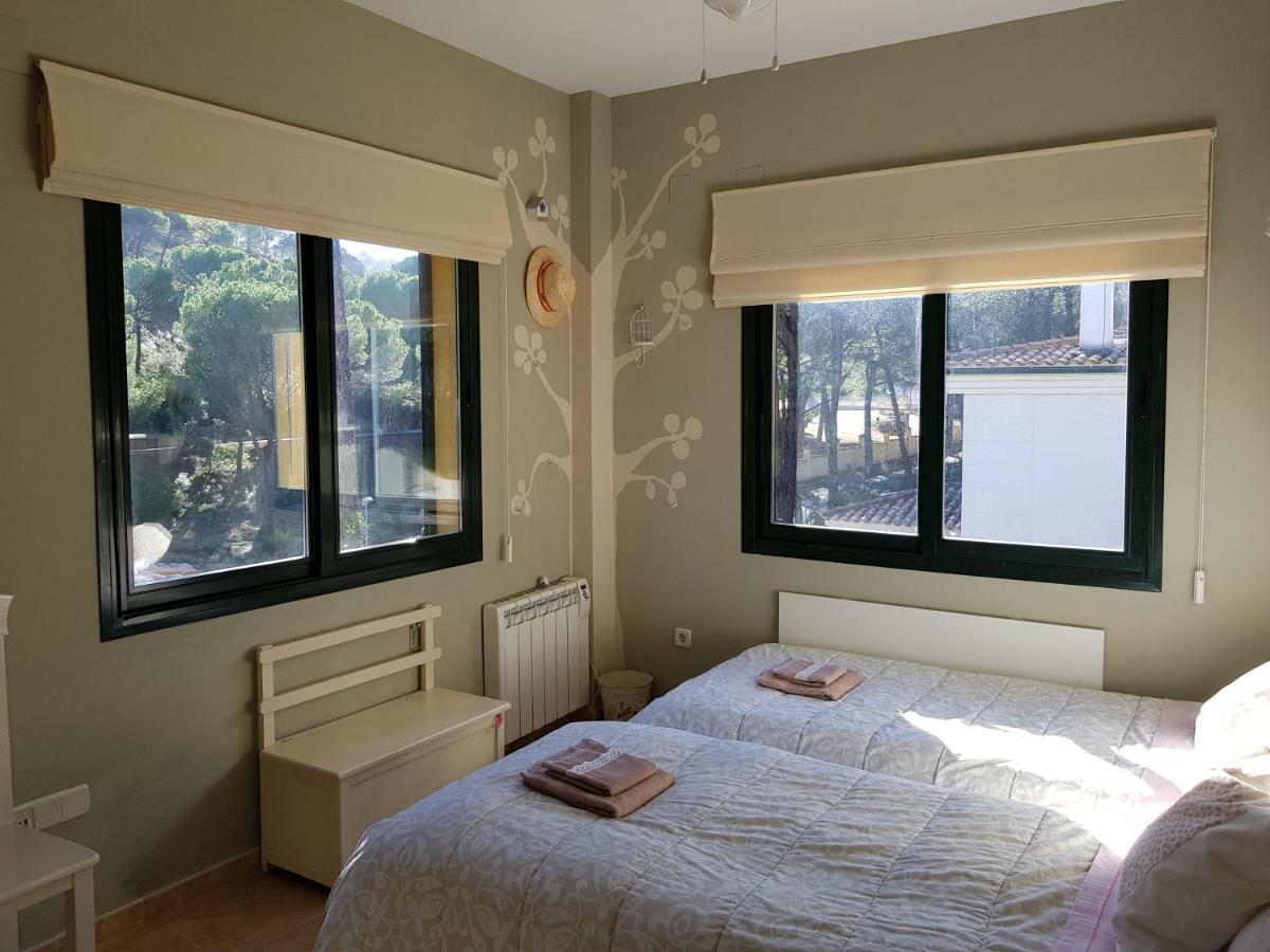 Villa Casa Encantadora Con Piscina Privada Y Chimenea à Las Jaras Extérieur photo